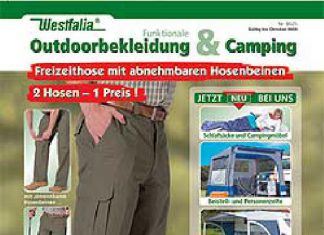 Outdoor-Katalog von Westfalia