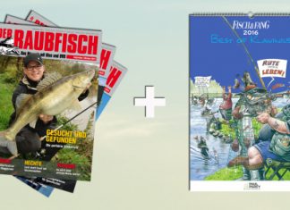 Jetzt neu: DER RAUBFISCH-Jahresabo + Best of Klavinius-Kalender 2016