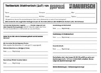Test-Bericht zum Download: Rapala-Vorfach