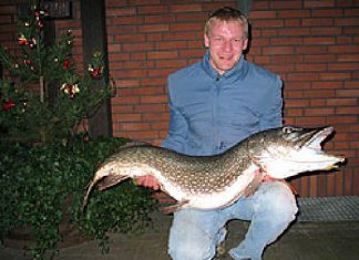 Frohes Fest! 42-Pfünder auf Gummifisch