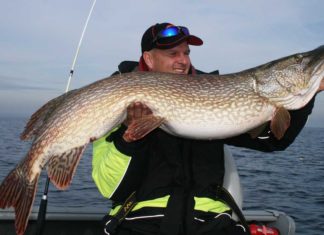 Daniel Katzoreck fängt Riesenhecht