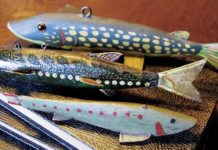 Kurioses aus der Köderbox Decoys sind hölzerne Lockfische aus Amerika. Heute sind die aufwändigen Schnitzereien begehrte Sammlerobjekte.