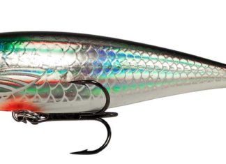 B1-Twitchbait von Hybrida Die Reflexionen der Holo-Folie auf dem B1-Twitchbait imitieren ein Schuppenmuster perfekt.
