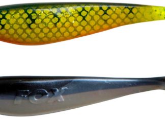 Pro Shads von Fox Rage Zwei Zander Pro Shads in den Farben Natural Perch (o.) und Black n White - mittlerweile ist die Gummifisch-Serie in vier Längen erhältlich.