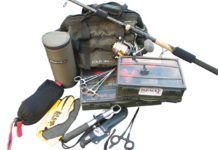 Ausrüstung zum Hechtangeln Zubehör im Überblick: Auch beim Ansitzangeln kann es übersichtlich bleiben.