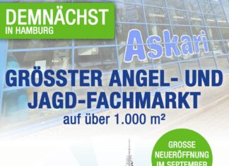 Askari eröffnet größten Angel- und Jagdfachmarkt Hamburgs Askari