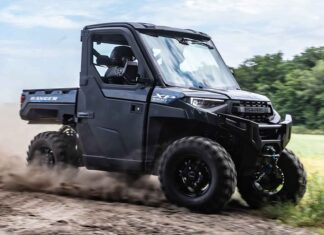 Neue Modelle für 2026: UTVs von Polaris Für den Outdoor-Einsatz: UTVs mit Allradantrieb bieten Platz für mehrere Personen und sind größer als ein Quad/ATV. Die Kabine bietet maximalen Schutz für die Insassen. Bild: Polaris