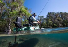 Kajakangeln neu gedacht Der neue Force Current Trolling Motor von Garmin, ein Außenborder speziell fürs Kajakangeln. Bild: Garmin Deutschland GmbH