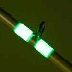 Die phosphorisierende Ringwicklungen ermöglichen optimale Köder-Kontrolle bei Dunkelheit.