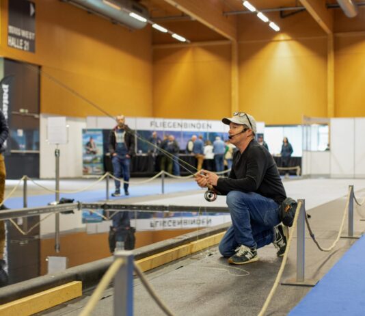 Mehr Biss geht nicht: Das Fishing Festival ist zurück! Ein besonderes Messe-Schmankerl ist der Flyfishing Pool.