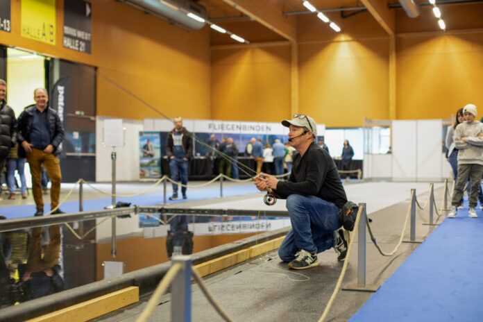 Ein besonderes Messe-Schmankerl ist der Flyfishing Pool.